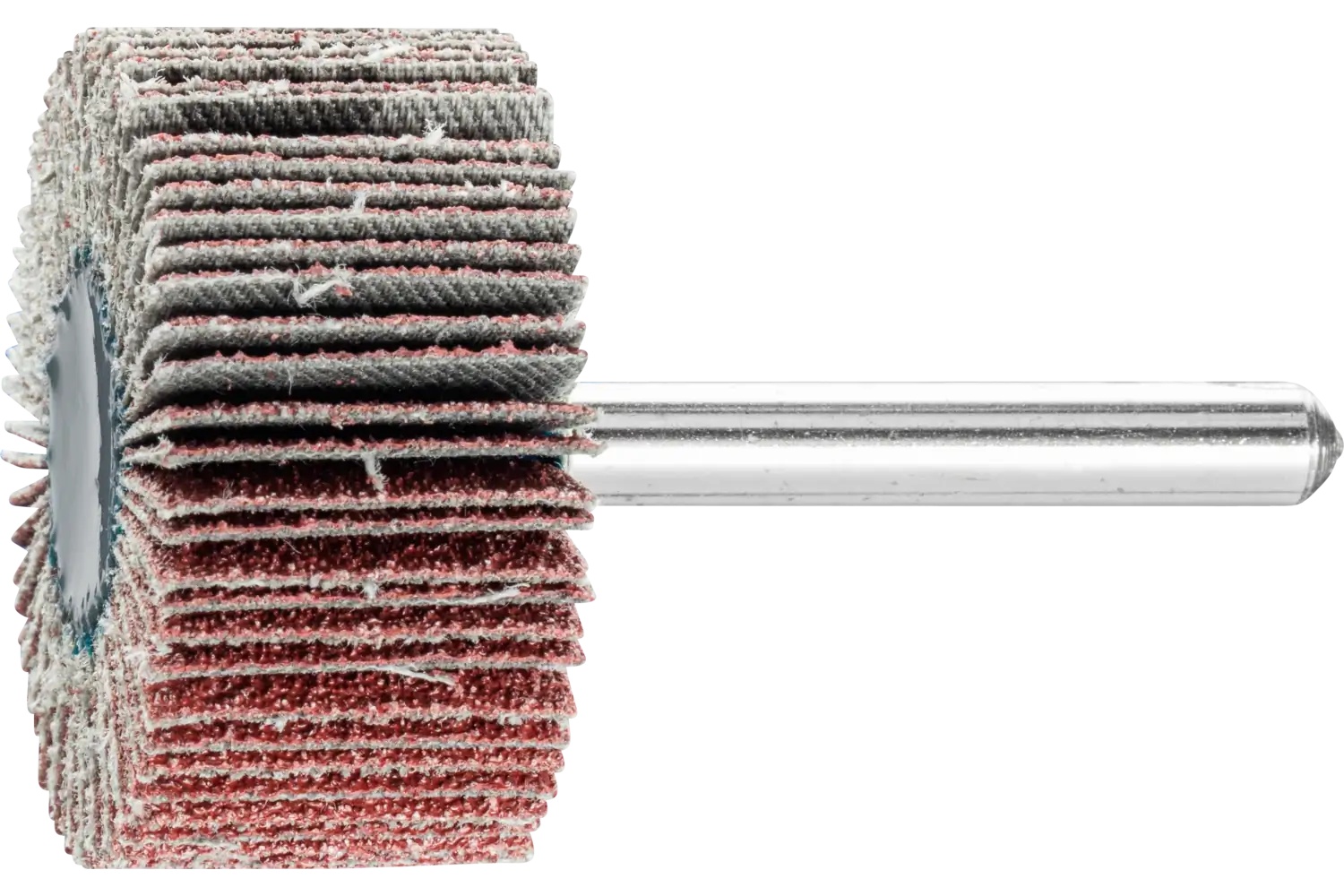 Picture of Pferd Mounted Flap Wheel, 1-1/2" X 1, 60 Grit, 1/4" Shank, Aluminum Oxide